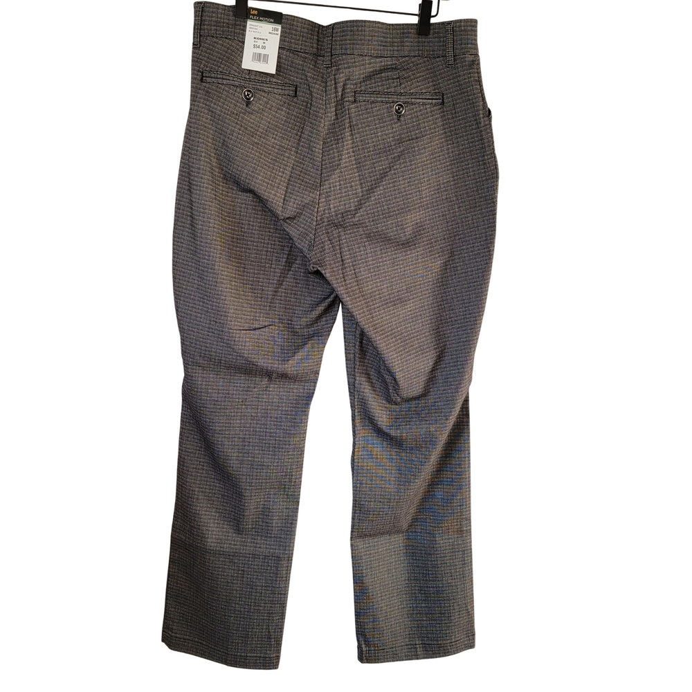Lee Womens Plus Flex Motion Straight Leg Mid-Rise Pants Size 16W - Picture 3 of 9